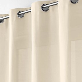 Béžový záves z mikrovlákna 140x280 cm Absolu – douceur d'intérieur