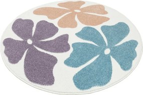 Koberec Lima M183A krémový / fialový