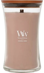 WoodWick vonná sviečka veľká váza Patchouli Creme,609 g