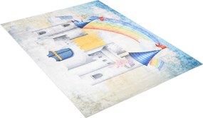 TA Koberec 2654 PRINT EMMA Sivý Obdĺžnikový Rozmer: 160x230 cm