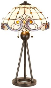 Stolná lampa Tiffany ELECTRA Ø40*75