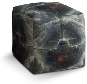 Sablio Taburet Cube Lietadlo v búrke: 40x40x40 cm