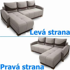 Sedacia súprava Plato, šedá (fantasy 16 / aston17), pravá