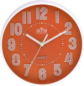 Detské nástenné hodiny MPM, 3228.60 - oranžová, 20cm