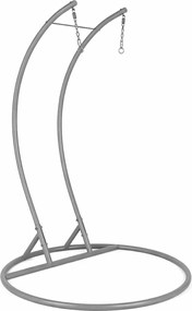 Sivý stojan na závesné hojdacie dvojkreslo