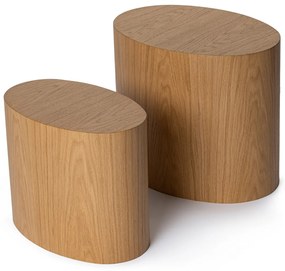 Skladací stôl Elipse Set Oak, 2 ks