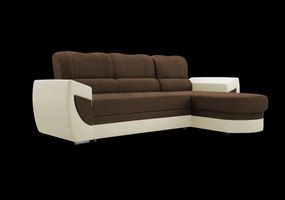 Rohová sedací souprava TRENDI L 250 cm tmavě šedá/světle šedá