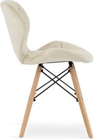 Zamatové kreslo LAGO - hnedé Farba: Hnedá