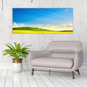 Obraz - Jarné nebo (120x50 cm)