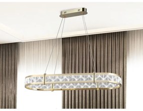 LED stmievateľný závesný luster na lanku ENRIQUE LED/50W/230V 3000-6000K + diaľkové ovládanie