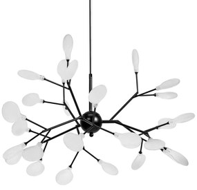 Závesná lampa La Belle XXXX čierna/biela