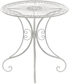 Kovový stôl GS13437402 - Biela antik