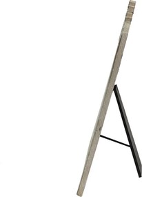 Krémový antik fotorámik s popraskanou štruktúrou - 27*2*36 cm / 13*17 cm