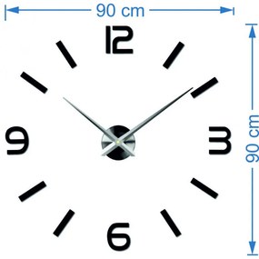 Štýlové  nástenné hodiny SONOM 3D I SENTOP 12S049