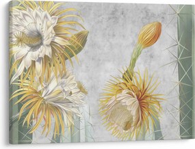 Obraz - Rozkvitnuté kaktusy (70x50 cm)