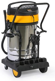 Priemyselný vysávač, suché/mokré sanie, 3000 W, 80 l
