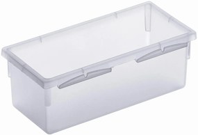 Organizér do šuplíku kuchyně i koupelny, příborník Rotho BASIC, mléčná (15x8)