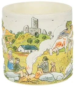 Lampáš s ilustráciou Jeseň