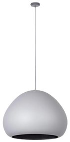 Luster na lanku LAVA 1xE27/15W/230V šedá/čierna