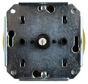 Elhard Keramický štvorcový otočný vypínač č.6/č.1, čierny - kompletný KV5406B