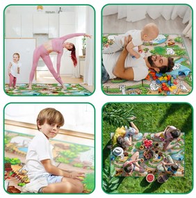 Rolovaná penová podložka na vyfarbovanie 200 x 120 x 0,3 cm Ricokids RK-343