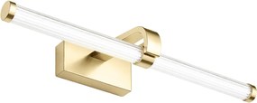 Toolight Toolight, LED nástenné svietidlo 40cm, 9W, 4000K, 1000lm, APP1883-1W, zlatá lesklá, OSW-66038