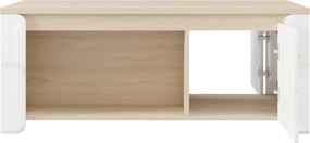 XXXLutz KONFERENČNÝ STOLÍK, biela, dub bianco, kompozitné drevo, 120/49,5/56,5 cm Carryhome - Stolíky do obývačky - 000834018106
