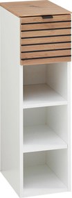 XXXLutz ZÁVESNÝ DIEL, biela, dub artisan, 25/84/37 cm Voleo - Skrine - 002737045508