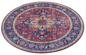 Koberec Hanse Home Asmar Anthea bordový kruh