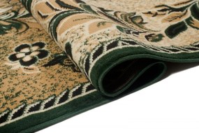 TA Koberec 7192C TMAVO BÉŽOVÁ ATLAS PP ZELENÁ Rozmer: 60x100 cm