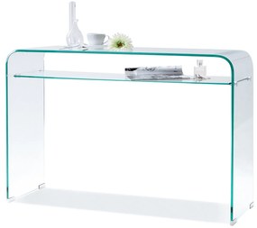 Konzolový stolík Crystal (transparentná). Akcia -13%. Vlastná spoľahlivá doprava až k Vám domov. 1110799