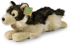 Rappa Plyšový vlk ležiaci 32 cm ECO - FRIENDLY
