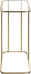 Prístavný stolík Sagres, zlatý