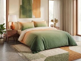 Obliečky z mikrovlákna VEROLA zelené Rozmer obliečky: 2 ks 70 x 80 cm | 160 x 200 cm