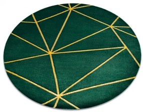 styldomova Zelený koberec Glamour Emerald 1013 kruh