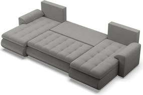 Sedacia súprava FORESTA ULL Kronos v tvare U svetlosivá