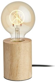 STILO Stolná lampa drevená guľatá 11 cm