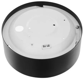 Stropné svietidlo so senzorom CLEO 1xE27/40W/230V pr. 20 cm čierna