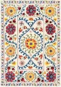 Umývateľný žakárový koberec do interiéru/exteriéru Suzani