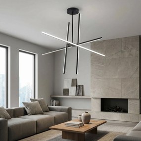 Toolight Toolight, LED stropné svietidlo, 40W, 4000K, 2000lm, APP1929-CP, čierna, OSW-66068
