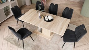 LEONEL Dub Sonoma – MODERNÝ ROZKLADACÍ STÔL AŽ DO 180 cm!