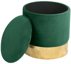 Taburet TANYA samet zelený