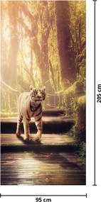 Fototapeta na dvere - Tiger (95x205cm)