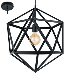 Eglo 49762 - Závesné svietidlo EMBLETON 1xE27/60W