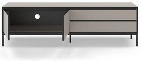 Sivo-béžový TV stolík 180x55 cm Lorenza – Marckeric
