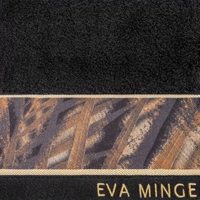 FROTÉ UTERÁK EVA MINGE11 SADA 6 KS 50X90 CM ČIERNA