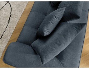 Tmavomodrá ženilková pohovka 237 cm Whesley – Bobochic Paris