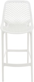 Plastová barová stolička DS10778434 - Biela