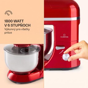 Klarstein Lucia Elegance, kuchynský robot, mixér, mlynček na mäso, 1800 W, bez BPA