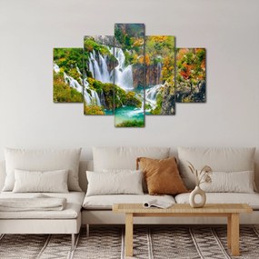 Obraz - Národný park Plitvické jazerá (150x105 cm)